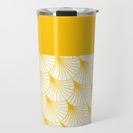 Pattern yellow Japanese style - veronicagalante.it Travel Mug