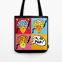 Pop Corn in Pop Art Tote Bag