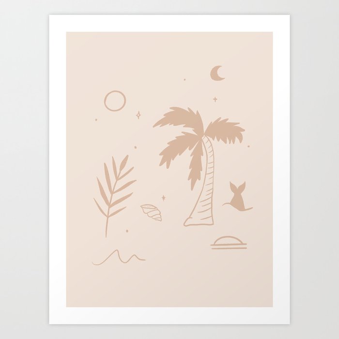 Seaside dream Art Print