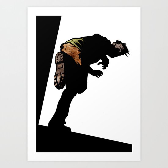 RUN ZOMBIE RUN! Art Print