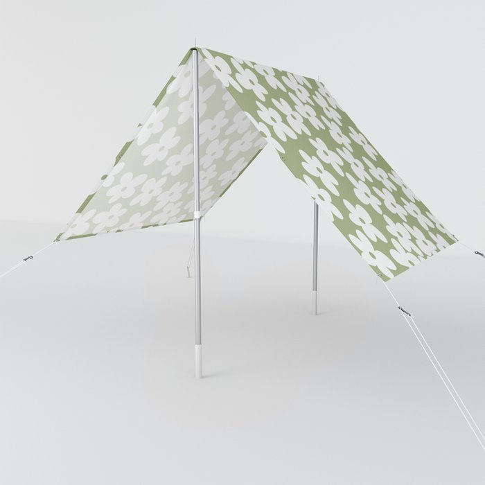 Mod Floral - Green Sun Shade