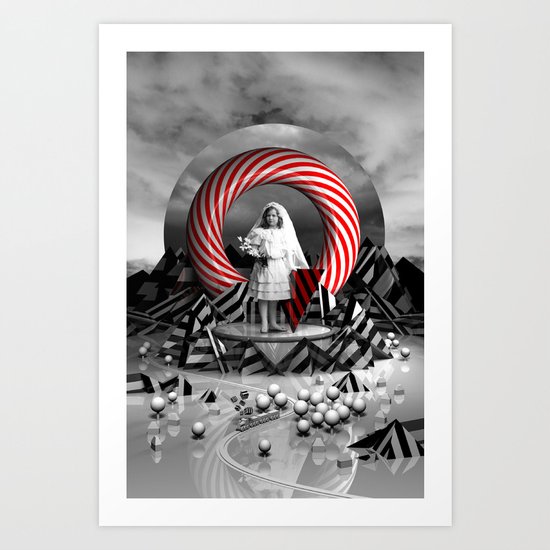 Little girl Art Print