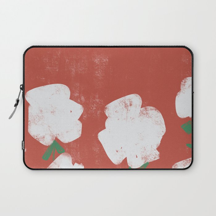 Cordelia's Garden 1 - Abstract Floral Painting Laptop Sleeve