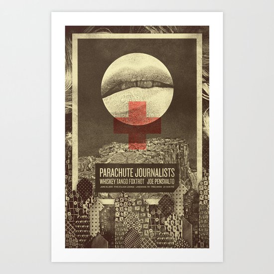 Parachute Journalists - Temptation Art Print