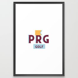PRG Golf Framed Art Print
