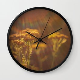 Digital Photograph fine art print sunset Wall Clock