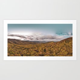 Among the trees Art Print | Bluesky, Autumn, Viknitov, Landscape, Photo, Viktorionitov, Woods, Clouds, Among, Forest 