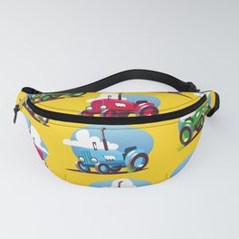 Cute tractor pattern Fanny Pack