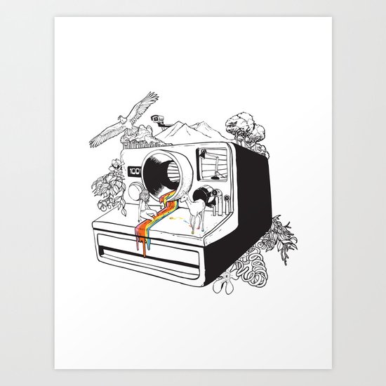 Captured Nostalgia Art Print