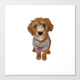 Millie the dog  Canvas Print