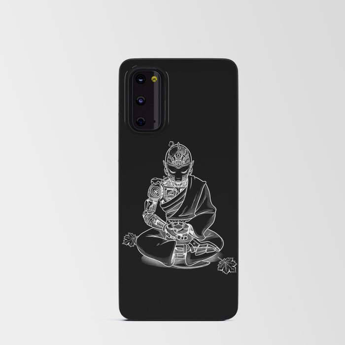 Meditation Robot Monk Minimalist by Tobe Fonseca Android Card Case