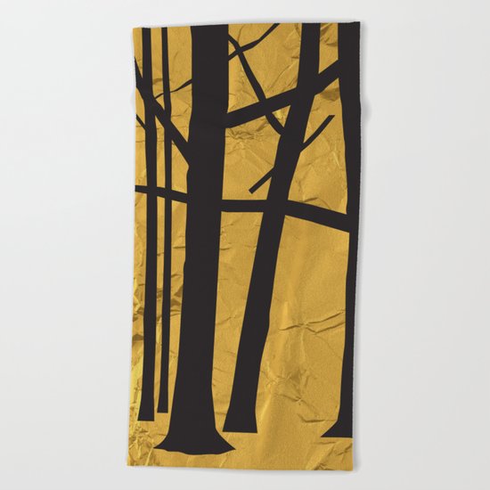 Give the trees as a gift Beach Towel