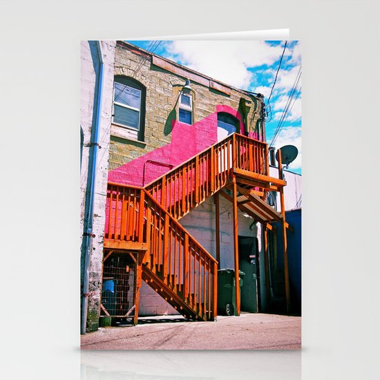 Alleyway architecture Stationery Cards