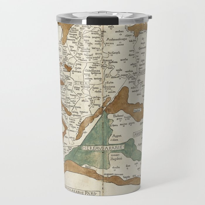 Vintage Map of Mesopotamia (1482) Travel Mug
