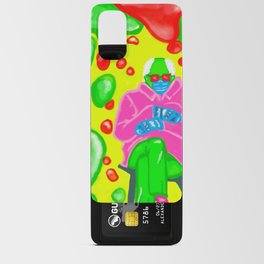 Inauguration Bernie Sanders - Trapped in a Lava Lamp - Alien 420 Couture  Android Card Case