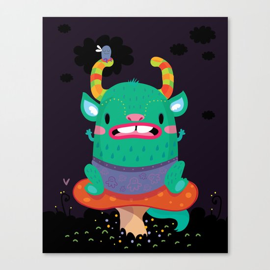 Monster of the night Canvas Print