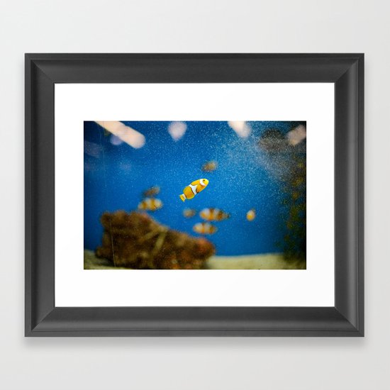 Just Keep Swimming Framed Art Print