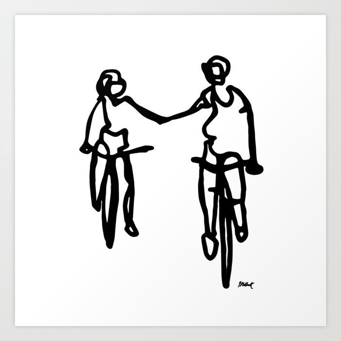Bicycle Diaries :: Love Language Art Print
