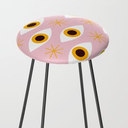 Abstraction_EYES_VISION_MAGIC_LOVE_POP_ART_PATTERN_1221A Counter Stool