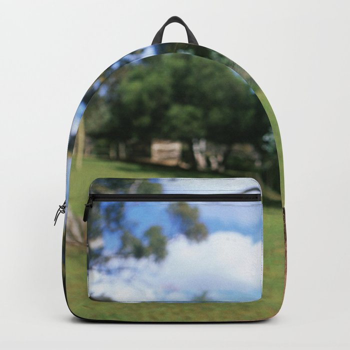 Australia Photography - A Kangaroo In The Park Backpack