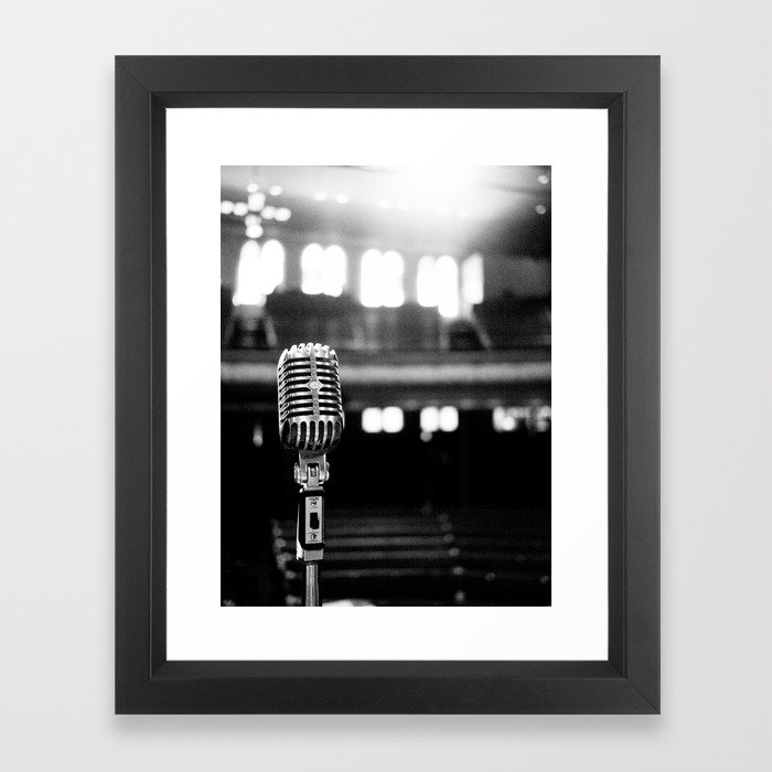 On Stage at the Opry Framed Art Print