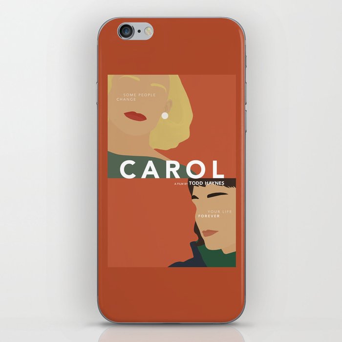 Carol Minimalist Movie Poster / Cate Blanchett / Rooney Mara iPhone Skin