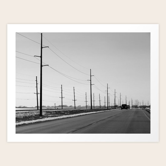 On the Road Art Print