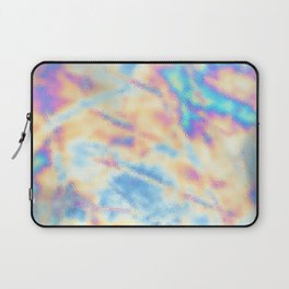 Holographic colorful oily marble pattern Laptop Sleeve