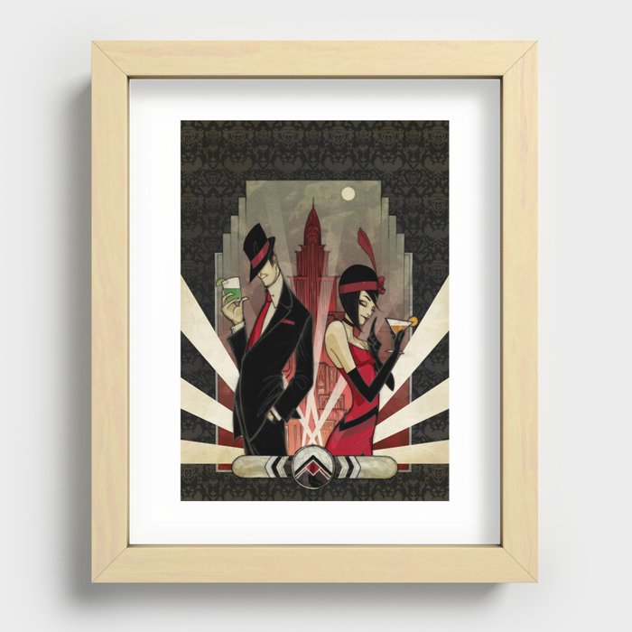 SPEAKEASY Recessed Framed Print