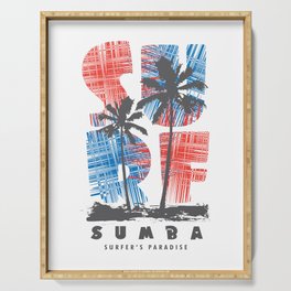 Sumba surf paradise Serving Tray