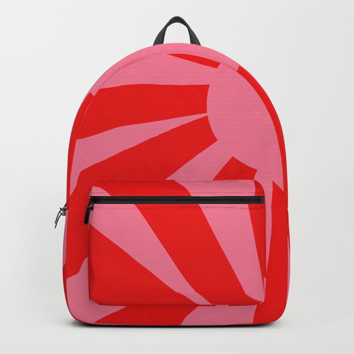 Pink Red Summer Sun Backpack