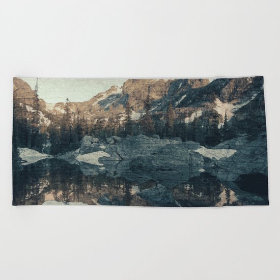 Lake Haiyaha Beach Towel