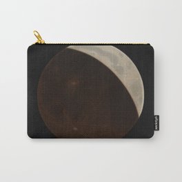 The Trouvelot Astronomical Drawings (1881) - Partial Eclipse of the Moon, 1874 Carry-All Pouch | Vintage, Star, Space, Drawings, Eclipse, Old, Illustration, Night, Telescope, Drawing 