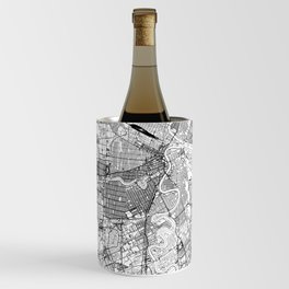 Winnipeg White Map Wine Chiller