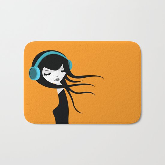Flow In The Music Bath Mat