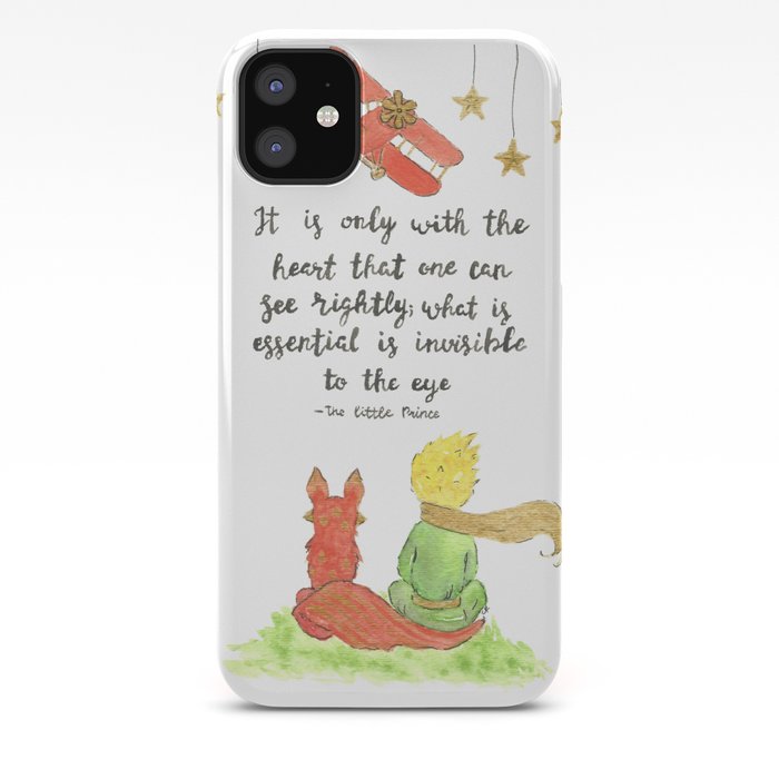 The Little Prince Quote Art Iphone Case By Imagodeinurserydecor