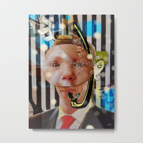 Climate Change Party - Your Delegate Mr. Eco Nomyo Beying Metal Print
