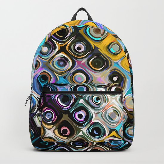 Colorful Round Pattern Backpack
