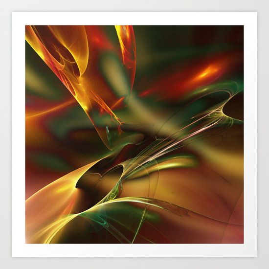 Spatially and Temporally Art Print