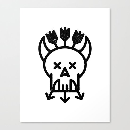 DEAD TROLL Canvas Print
