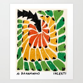 Las Bananinhas Art Print