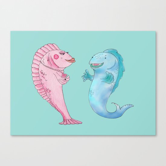 Larry and Lola Canvas Print