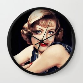 Joan Crawford, Movie Legend Wall Clock