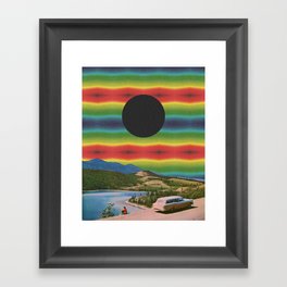 Pigments in the sky Framed Art Print