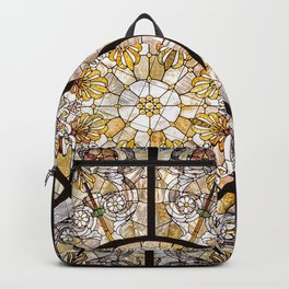 Stained glass window glass ceiling Backpack