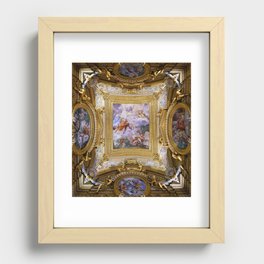 Saturn Hall Ceiling painting Palazzo Pitti, Florence Recessed Framed Print