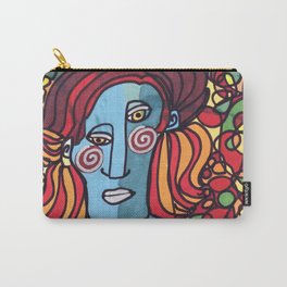 the blue woman Carry-All Pouch