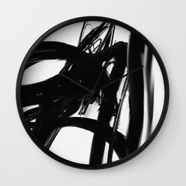 Expressionist Painting. Abstract 90. Wall Clock