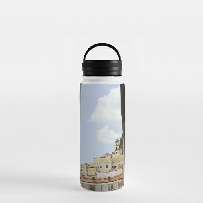 Window View in Amalfi Old Town | Architecture in Amalfi Coast in Italy Water Bottle