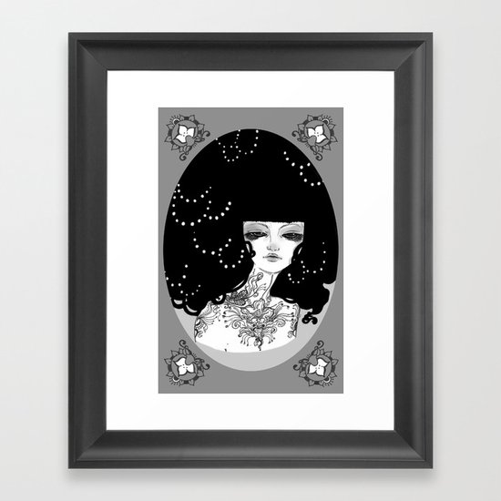 WHITEOUT - 'Oh So Melochromatic' Framed Art Print